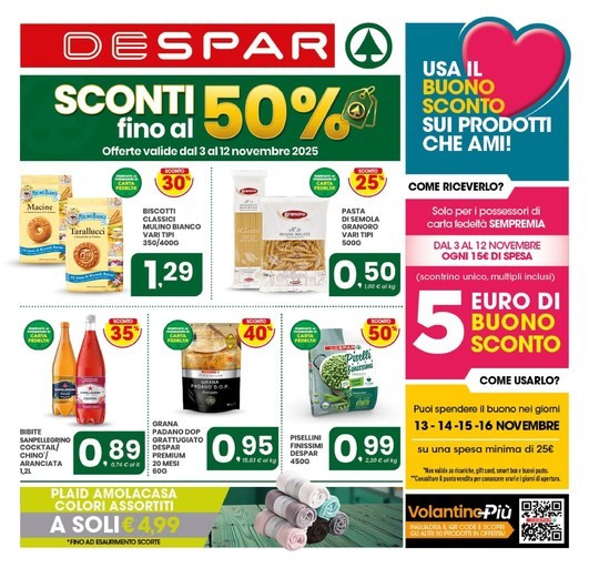 Sconti fino al 50%