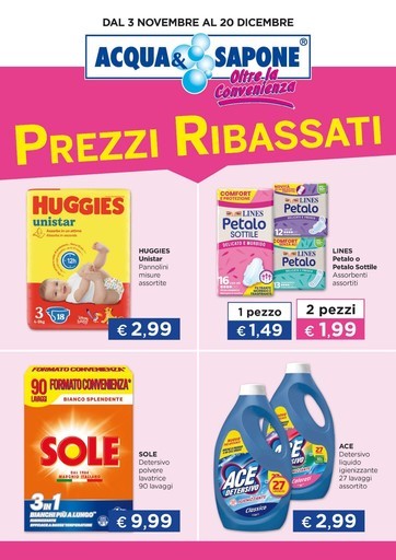PREZZI RIBASSATI