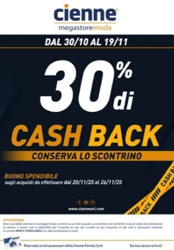 30% di cash back 30% di cash back