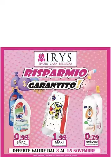 Risparmio garantito! Risparmio garantito!