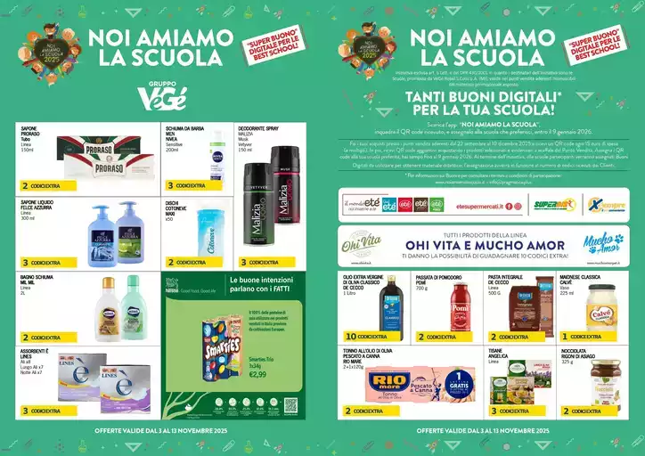 OFFERTE VALIDE DAL 3 AL 13 NOVEMBRE 2025