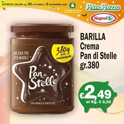 Offerte valide dal 30 ottobre al 9 novembre 2025