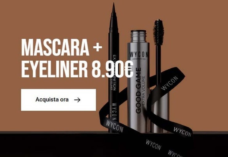 Mascara + Eyeliner 8.90 euro Mascara + Eyeliner 8.90 euro
