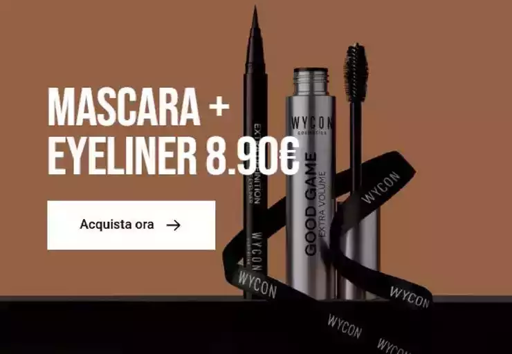 Mascara + Eyeliner 8.90 euro Mascara + Eyeliner 8.90 euro