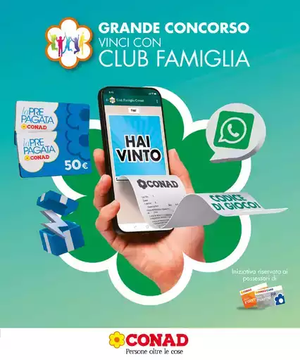 Grande Concorso Vinci con Club Famiglia Grande Concorso Vinci con Club Famiglia