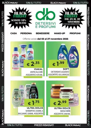 Offerte valide dal 03 al 27 novembre