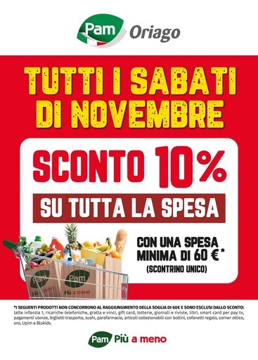 Tutti i sabati di novembre