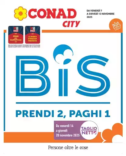 BIS Prendi 2, paghi 1 BIS Prendi 2, paghi 1