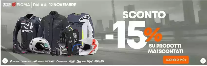 Sconto -15% Sconto -15%