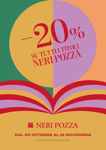 -20% su tutti i titoli neri pozza -20% su tutti i titoli neri pozza
