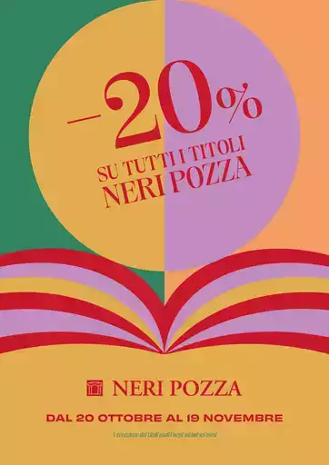 -20% su tutti i titoli neri pozza -20% su tutti i titoli neri pozza