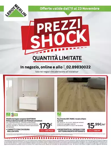 Prezzi shock da Leroy Merlin!