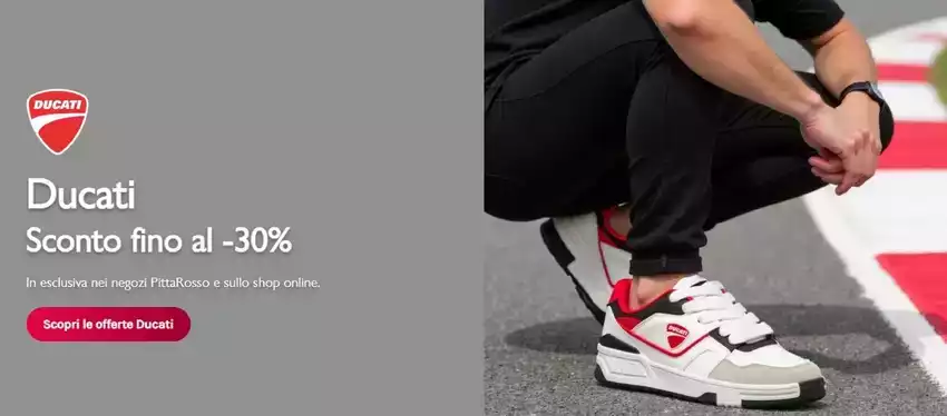 Ducati sconto fino al -30% Ducati sconto fino al -30%