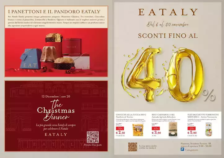 Dal 6 al 30 novembre SCONTI FINO AL 40% Dal 6 al 30 novembre SCONTI FINO AL 40%