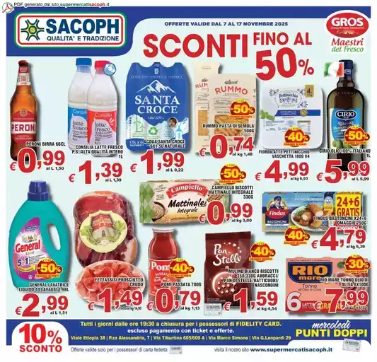 Sconti fino al 50% Sconti fino al 50%
