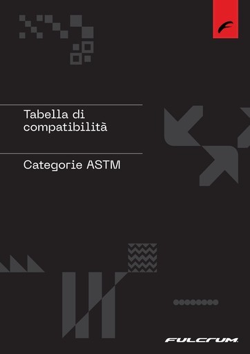 Categorie ASTM Categorie ASTM