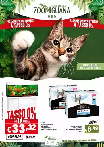 Pagamento senza interessi a tasso 0%