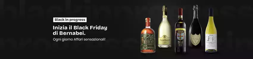 Inizia il Black friday di Bernabei. Inizia il Black friday di Bernabei.