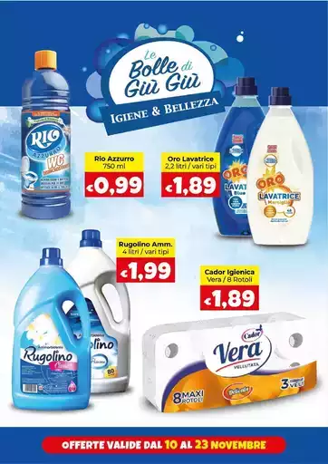 Offerte valide dal 10 al 23 novembre