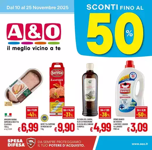 SCONTI FINO AL 50% SCONTI FINO AL 50%