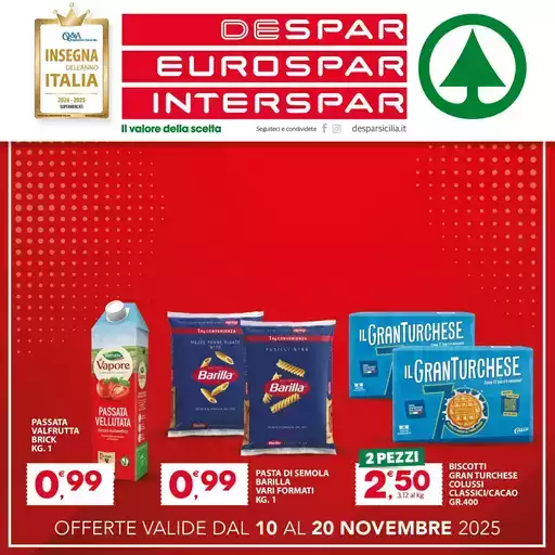 Offerte dal 10 al 20 novembre Offerte dal 10 al 20 novembre