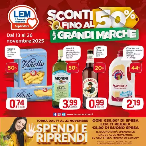 Sconti fino al 50% Sconti fino al 50%
