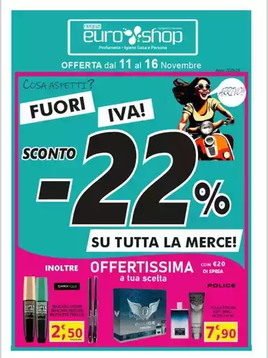 Fuori iva! sconto -22% Fuori iva! sconto -22%