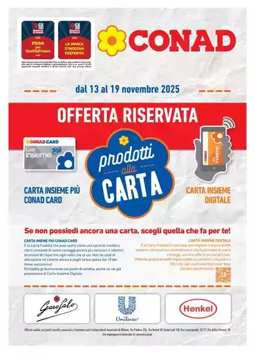 PRODOTTI ALLA CARTA PRODOTTI ALLA CARTA
