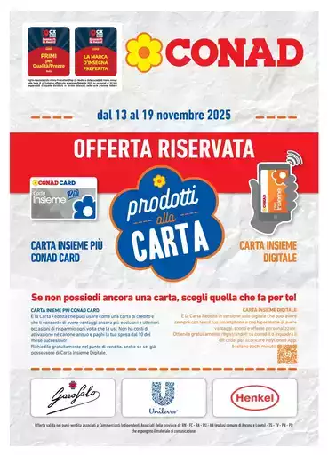 PRODOTTI ALLA CARTA PRODOTTI ALLA CARTA