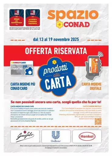 PRODOTTI ALLA CARTA PRODOTTI ALLA CARTA