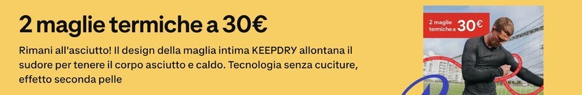 2 maglie termiche a 30 euro 2 maglie termiche a 30 euro