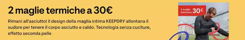 2 maglie termiche a 30 euro 2 maglie termiche a 30 euro