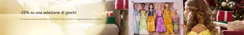 -25% su una selezione di giochi -25% su una selezione di giochi
