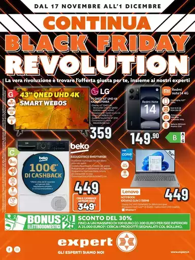 Black Friday Revolution da Expert continua! Black Friday Revolution da Expert continua!