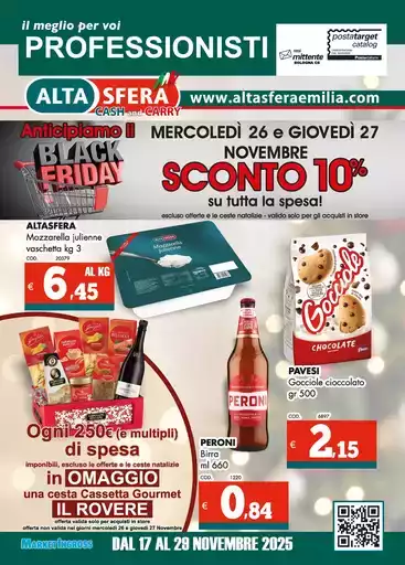 Dal 17 al 29 Novembre 2025 Dal 17 al 29 Novembre 2025