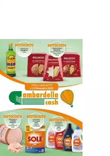 Offerte valide dal 17 al 22 novembre Offerte valide dal 17 al 22 novembre