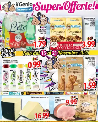 Solo Dal 15 al 21 novembre 2025 Solo Dal 15 al 21 novembre 2025