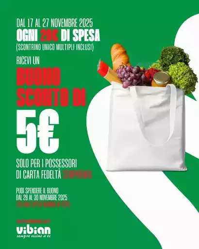 Buono sconto di 5€ Buono sconto di 5€