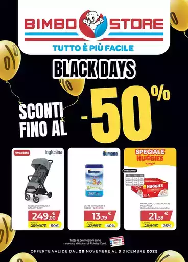 Black Days - sconti fino al 50%