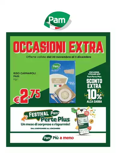 Offerte valide dal 20 novembre al 3 dicembre