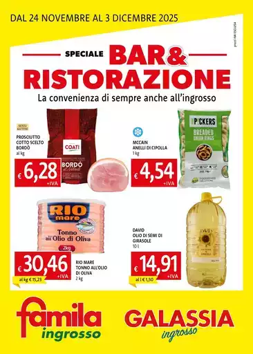 SPECIALE BAR & RISTORAZIONE