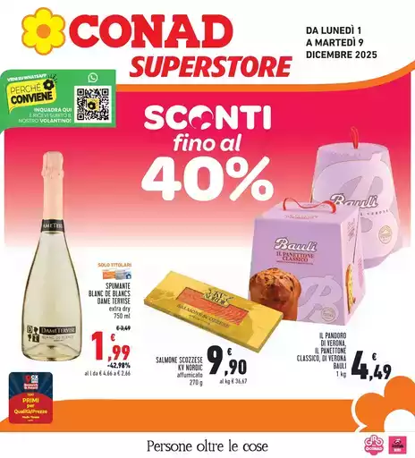 Sconti fino al 40%
