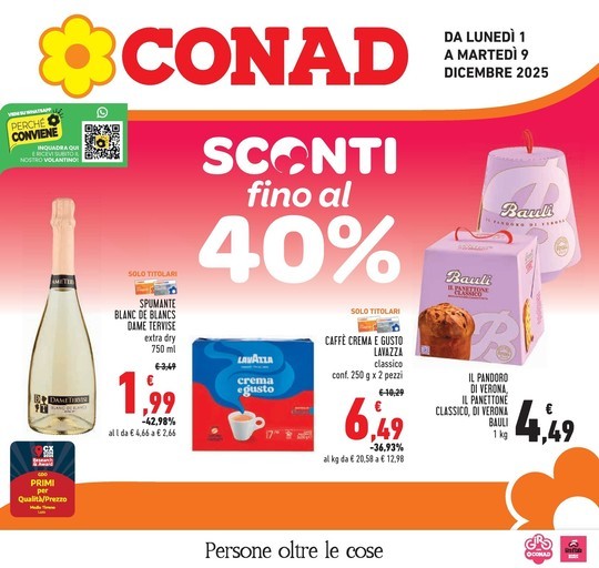 Sconti fino al 40%