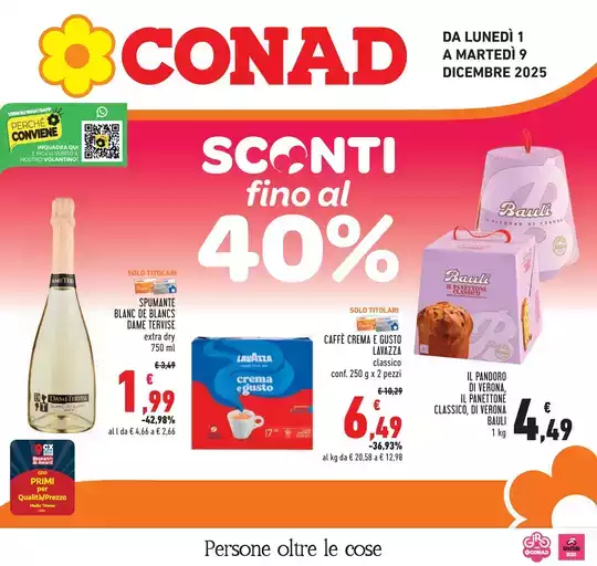 Sconti fino al 40%