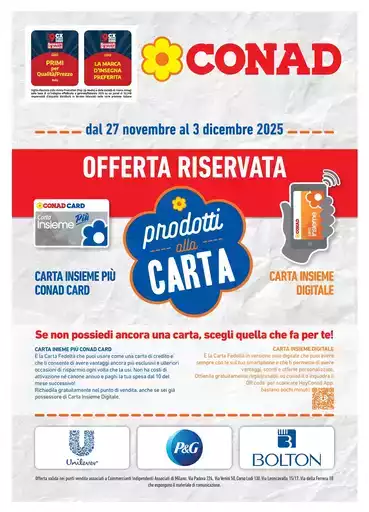 PRODOTTI ALLA CARTA