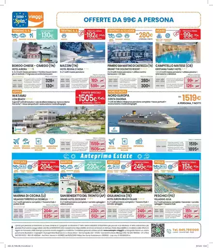 OFFERTE DA 99€ A PERSONA OFFERTE DA 99€ A PERSONA