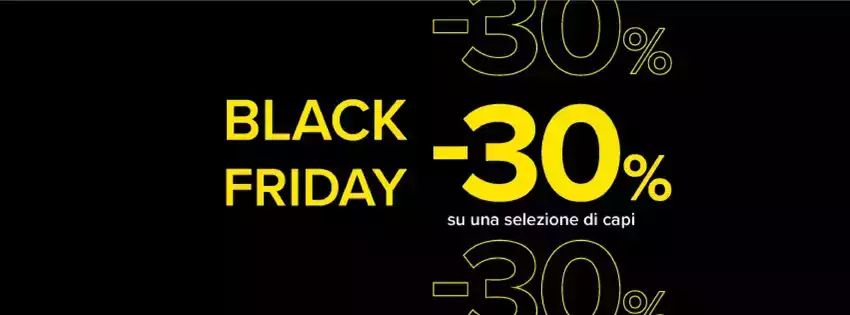 -30% su una selezione di capi