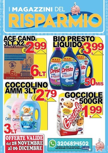 Offerte valide dal 28 novembre al 06 dicembre