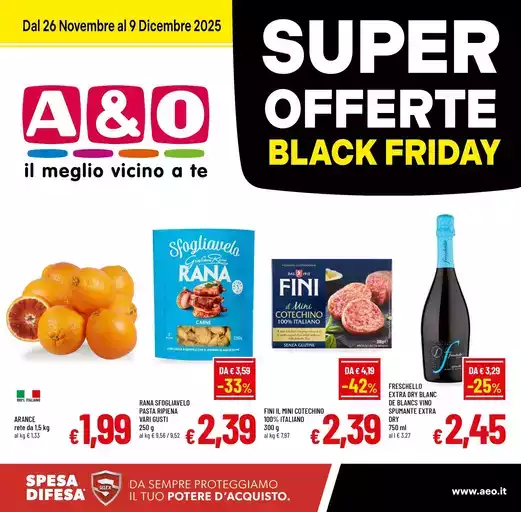 SUPEROFFERTE BLACK FRIDAY