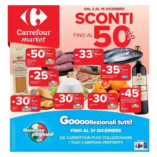 Sconti fino al 50%